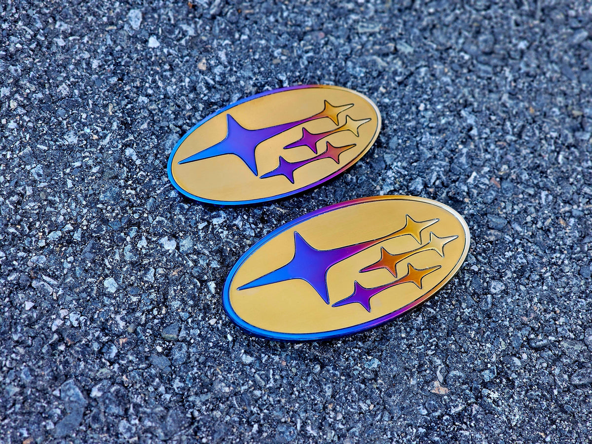 Titanium Works Subbie STI WRX emblems