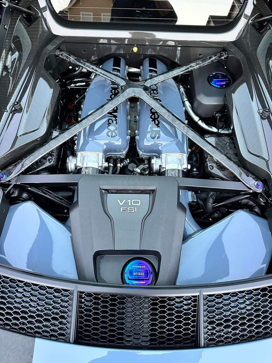 Audi R8 / Lamborghini huracan caps set – Titanium Works