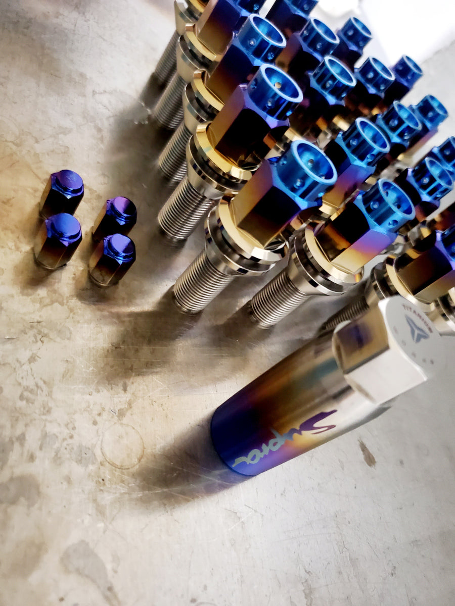 BMW G80+ lug bolt kit Titanium Works