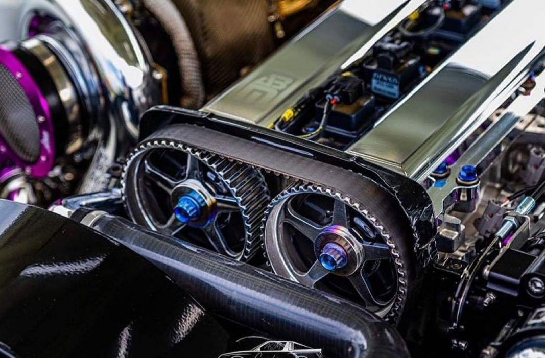 Toyota 2JZ-GTE Supra cam gear center hardware