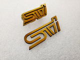 Titanium Works Subbie STI WRX emblems