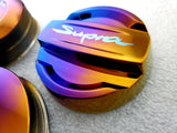 Titanium Works A90 supra cover caps