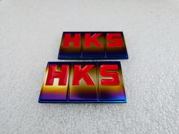 HKS TURBO アルミエンブレム1980年代物 希少 HKS titanium plaque – Titanium Works