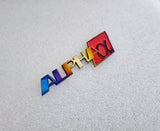 AMS Alpha Titanium emblem