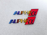 AMS Alpha Titanium emblem