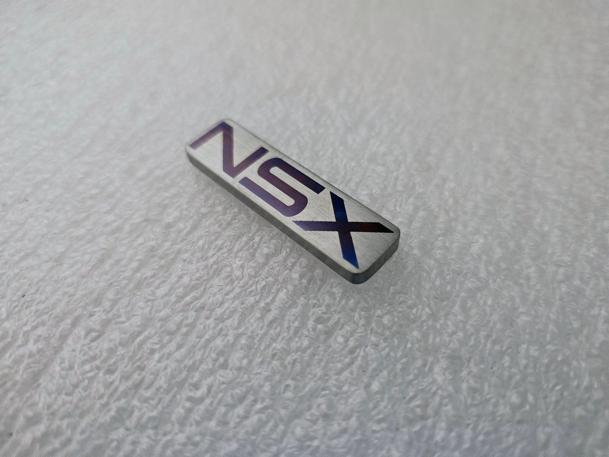Honda NSX door / pillar badge – Titanium Works