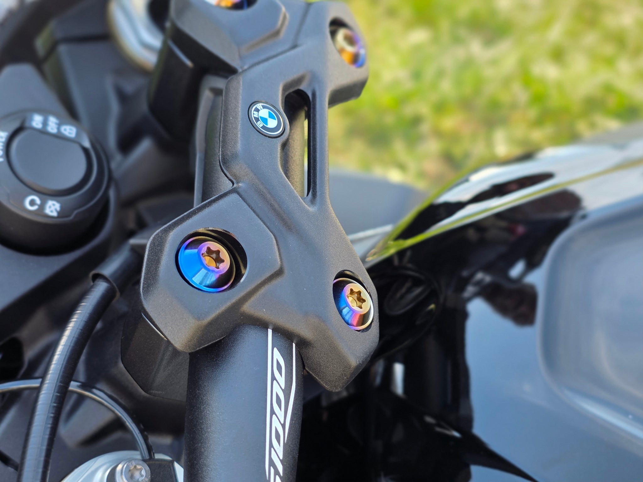 S1000RR Titan Vorne Scheibenschrauben 09-17 Ti Scheibenhalterung