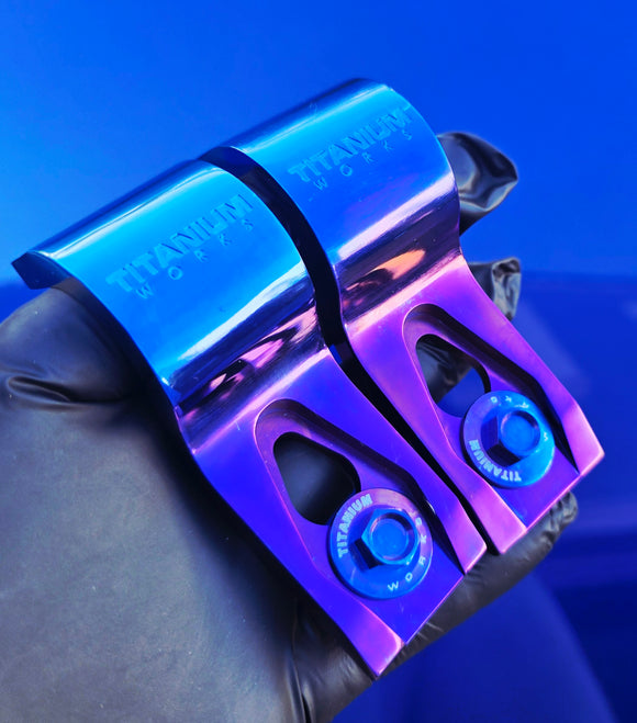 MKIV Toyota Supra (93-up) /Aristo billet titanium Radiator stays