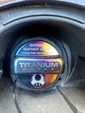 Titanium works gas cap