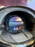 Titanium works gas cap