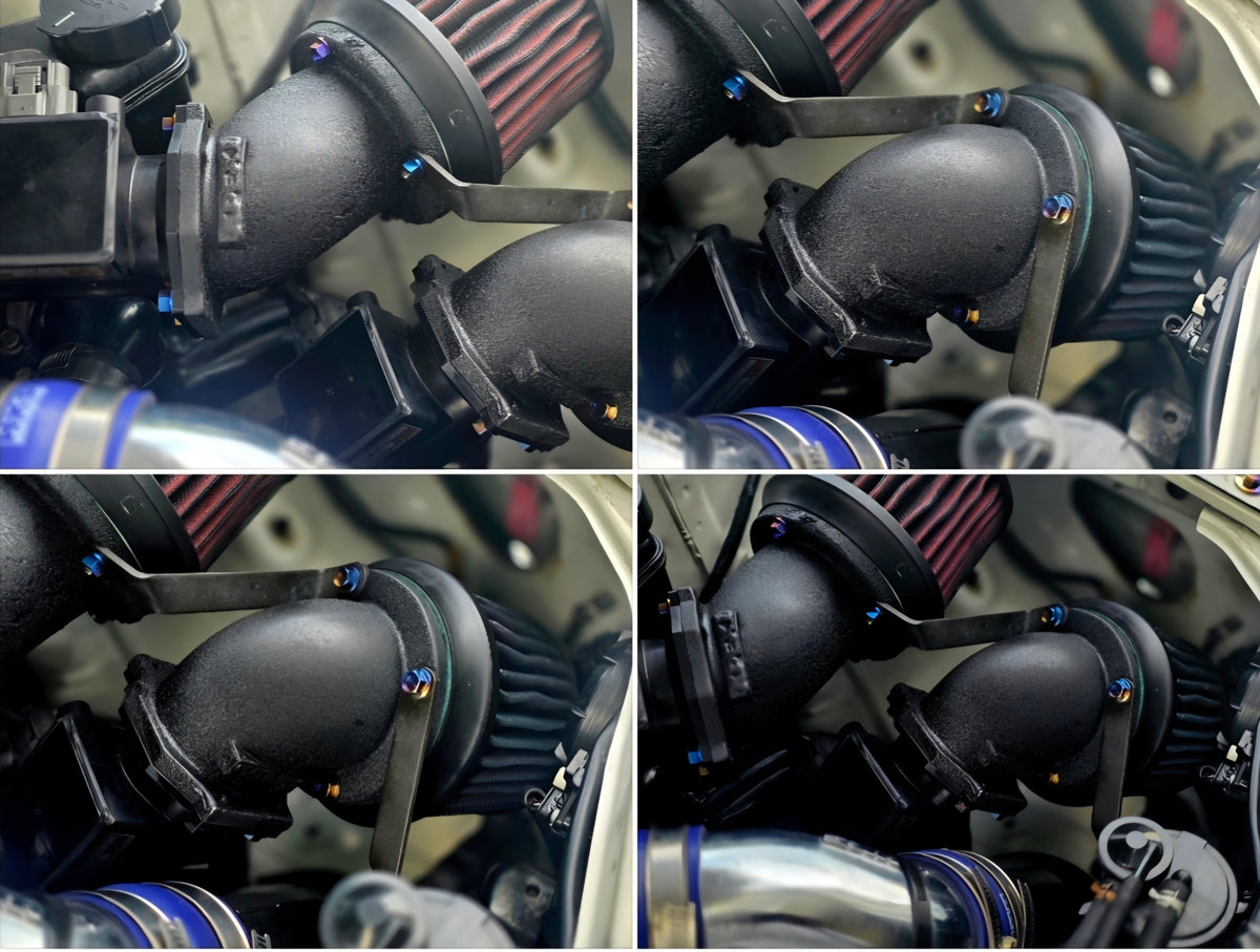 Nissan Skyline GTR R34 HKS intake hardware – Titanium Works