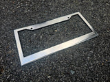 Titanium Works license plate frame