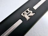 Nissan gtr kick plate badge set