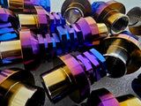 Titanium Works" shank style " lug nuts