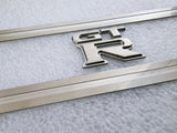 Nissan GTR kick plate/panel - door sill badge set