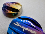 Titanium Works A90 supra engine bay caps