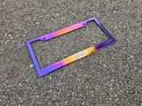 Titanium Works license plate frame