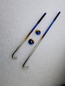 Battery tie down "J" hooks