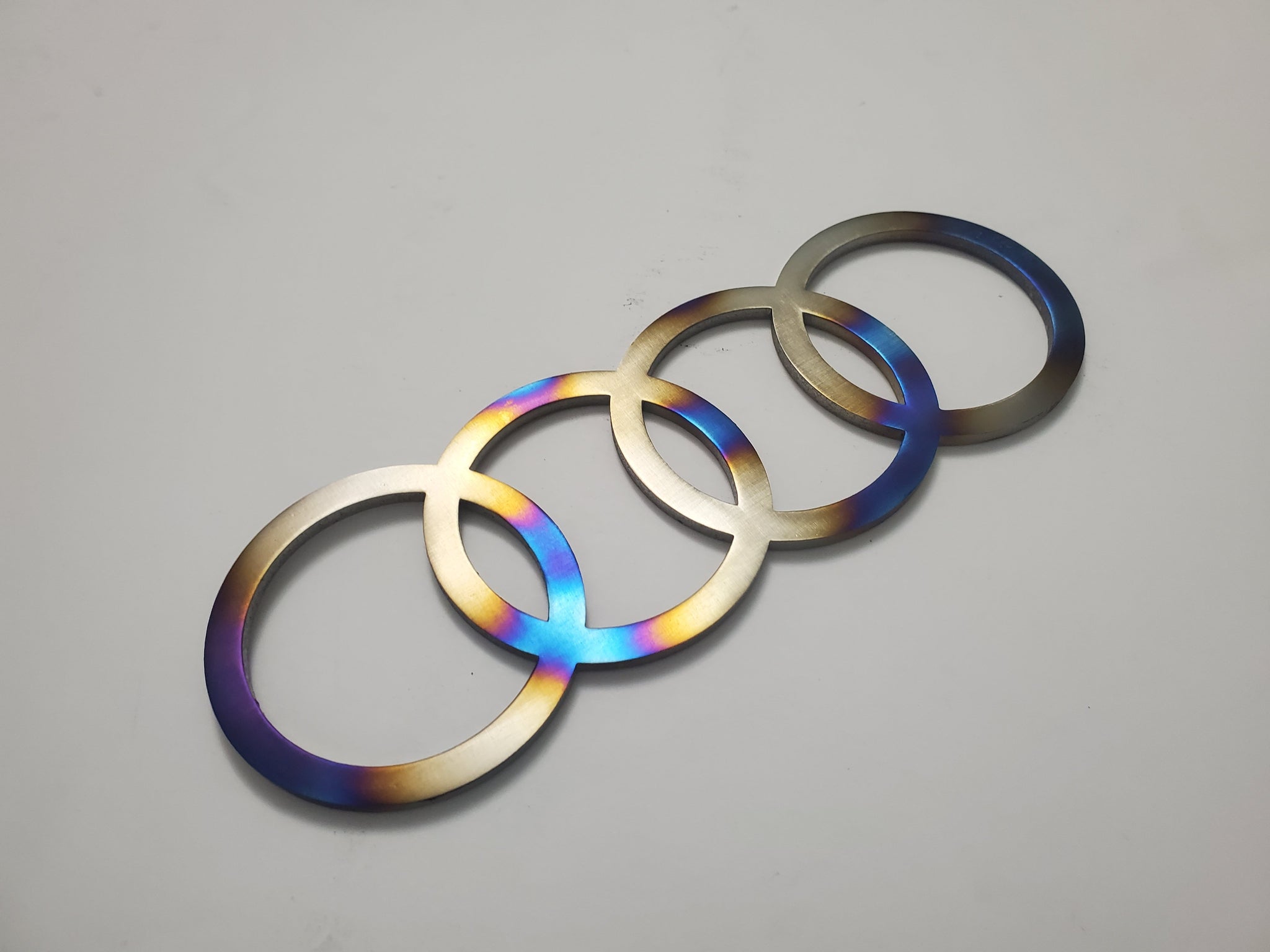 Audi rings emblem – Titanium Works