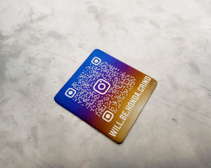 Instagram plaque