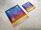 Instagram plaque