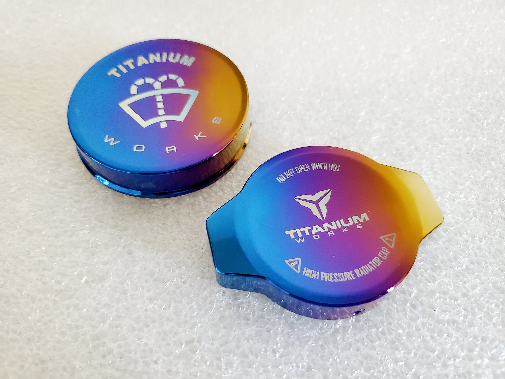 Titanium Radiator Cover Titanium Works radiator cap