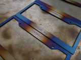 Titanium Works license plate frame