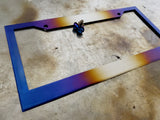 Titanium Works license plate frame