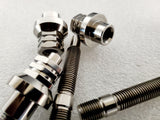 Titanium Works" shank style " lug nuts