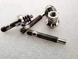 Titanium Works" shank style " lug nuts