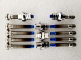 Titanium Works" shank style " lug nuts