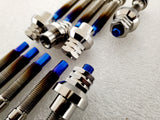 Titanium Works" shank style " lug nuts