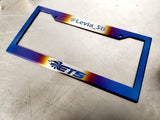 Titanium Works license plate frame