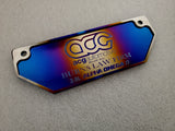 Titanium Works GTR  R35 engine build plaque