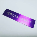 Instagram plaque