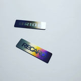 Recaro / Bride seat plaque