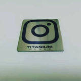 Instagram plaque