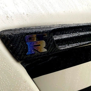 Nissan GTR R35 fender badge inserts