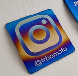 Instagram plaque