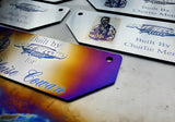 Titanium Works GTR  R35 engine build plaque